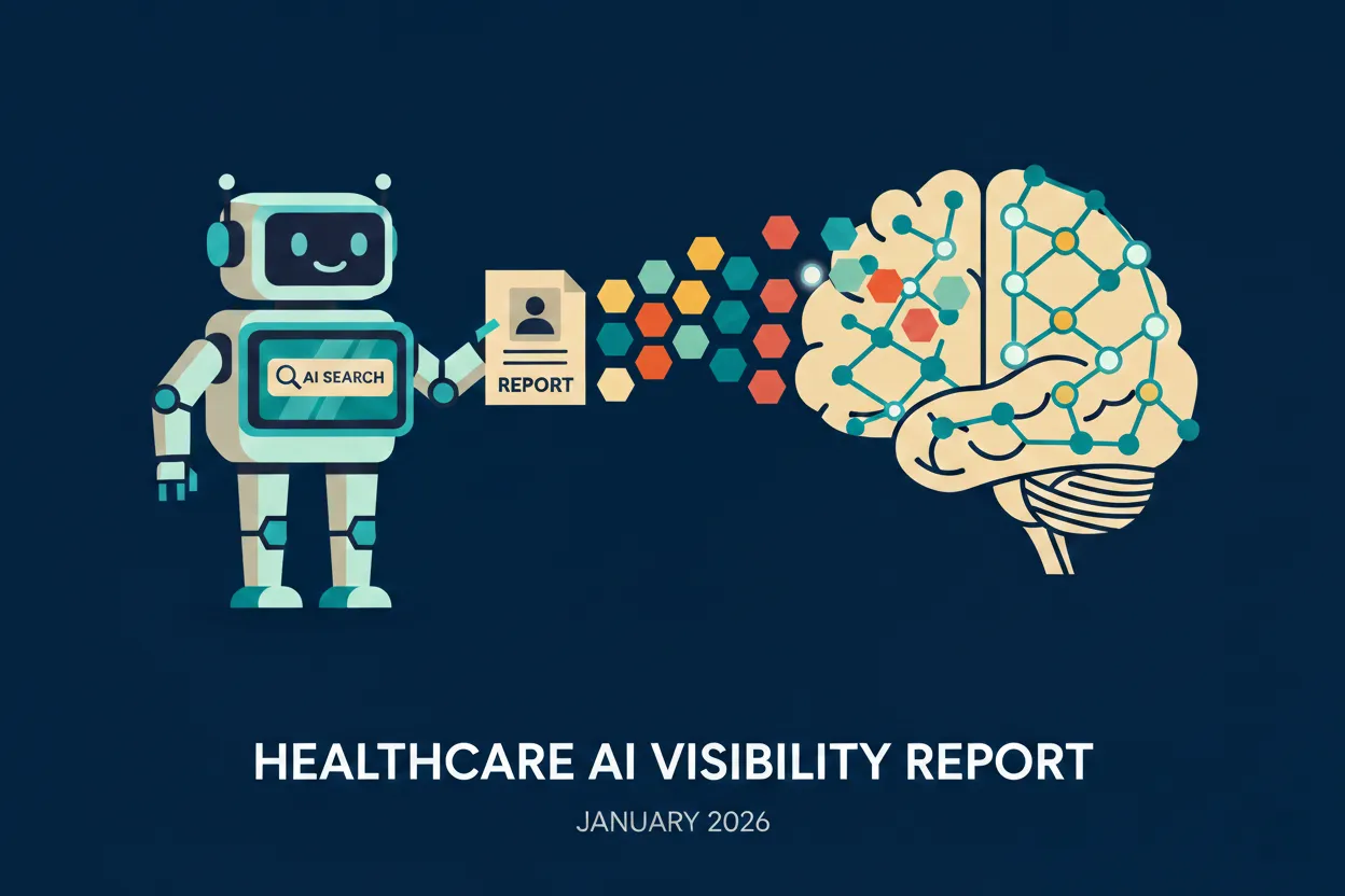 Cover image for Healthcare AI Visibility Report 2026